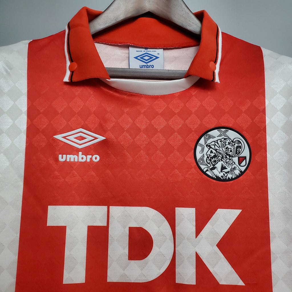 Camiseta Ajax 1990-92 - Local - Retro