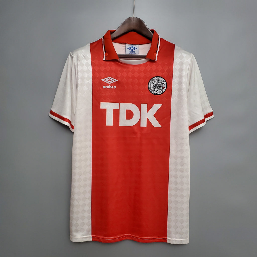 Camiseta Ajax 1990-92 - Local - Retro