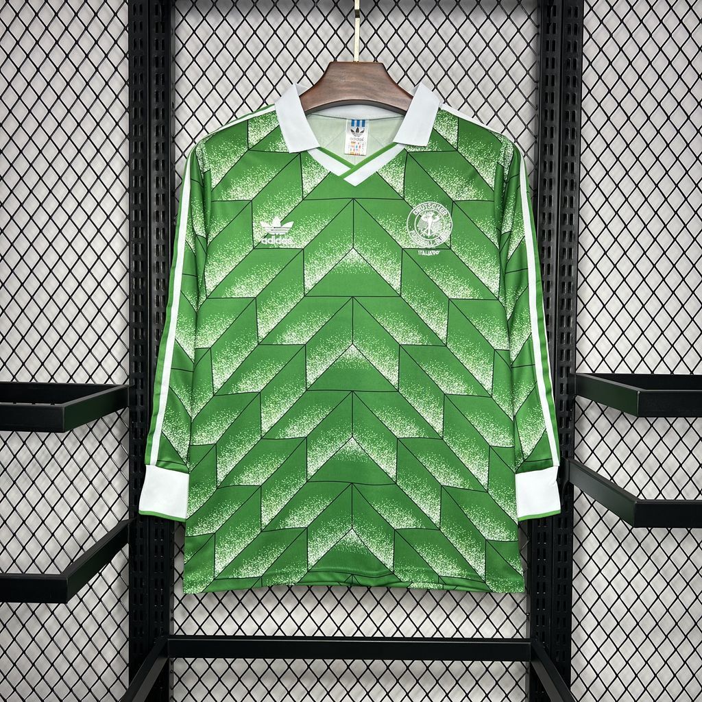 Camiseta Alemania 1990 Manga Larga - Visitante - Retro