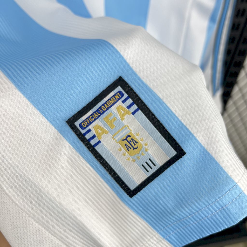 Camiseta Argentina 1998 Manga Larga - Local - Retro