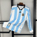 Camiseta Argentina 1998 Manga Larga - Local - Retro