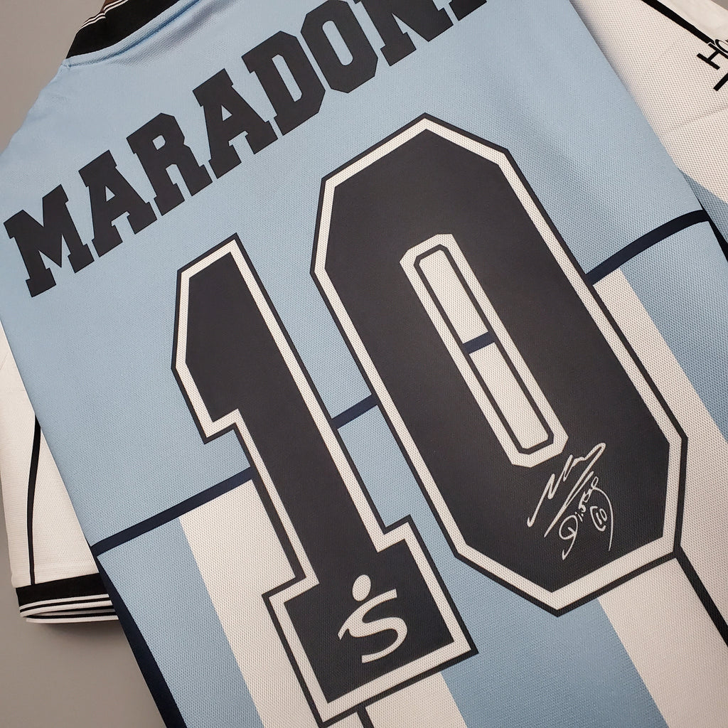 Camiseta Argentina 2001 Maradona #10 - Edición Conmemorativa - Retro