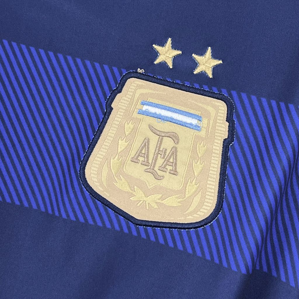 Camiseta Argentina 2014 Manga Larga - Visitante - Retro