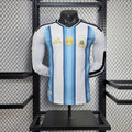 Camiseta Argentina 2025-26 Versión Jugador - Manga Larga - Local