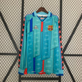 Camiseta Barcelona 1995-97 Manga Larga - Visitante - Retro