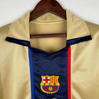 Camiseta Barcelona 2002 - Visitante - Retro
