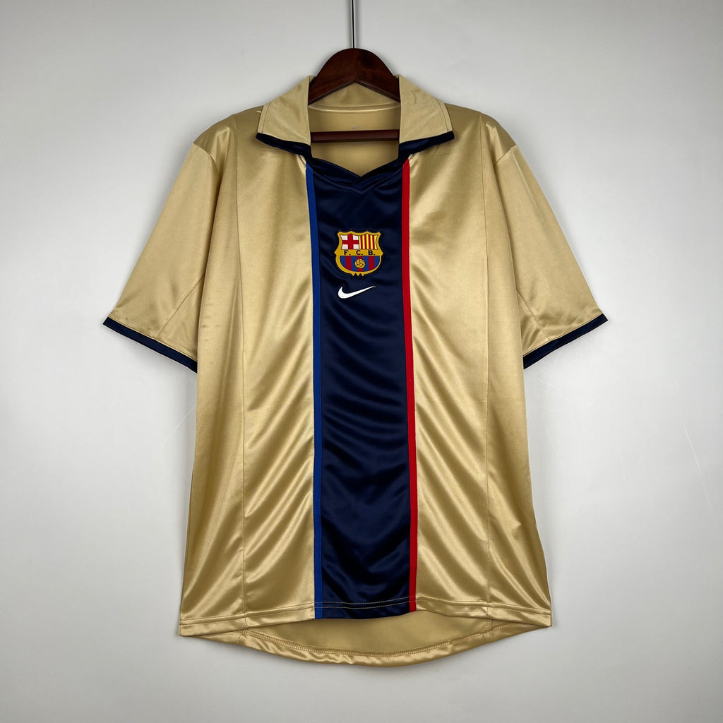 Camiseta Barcelona 2002 - Visitante - Retro