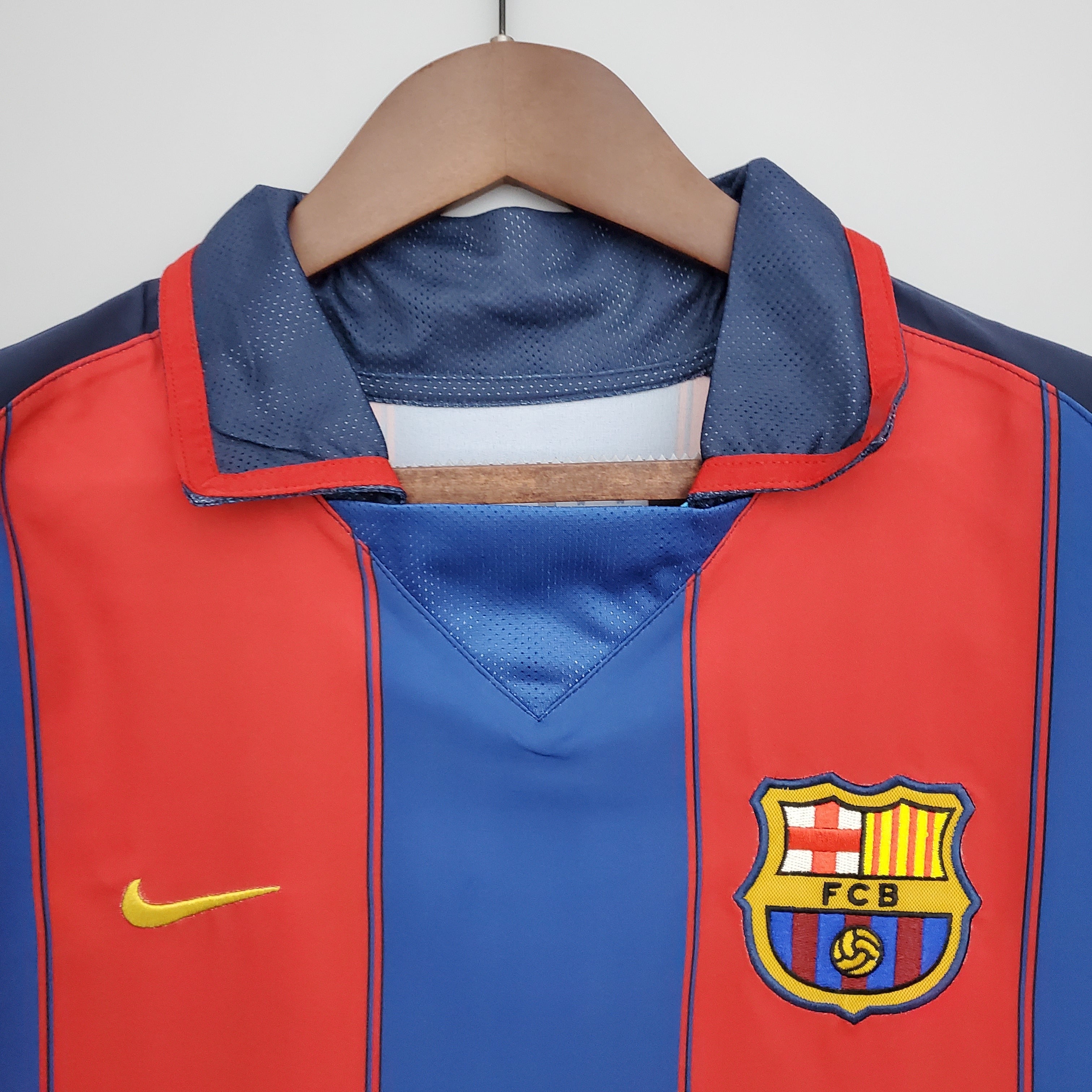 Camiseta Barcelona 2003-04 - Local - Retro