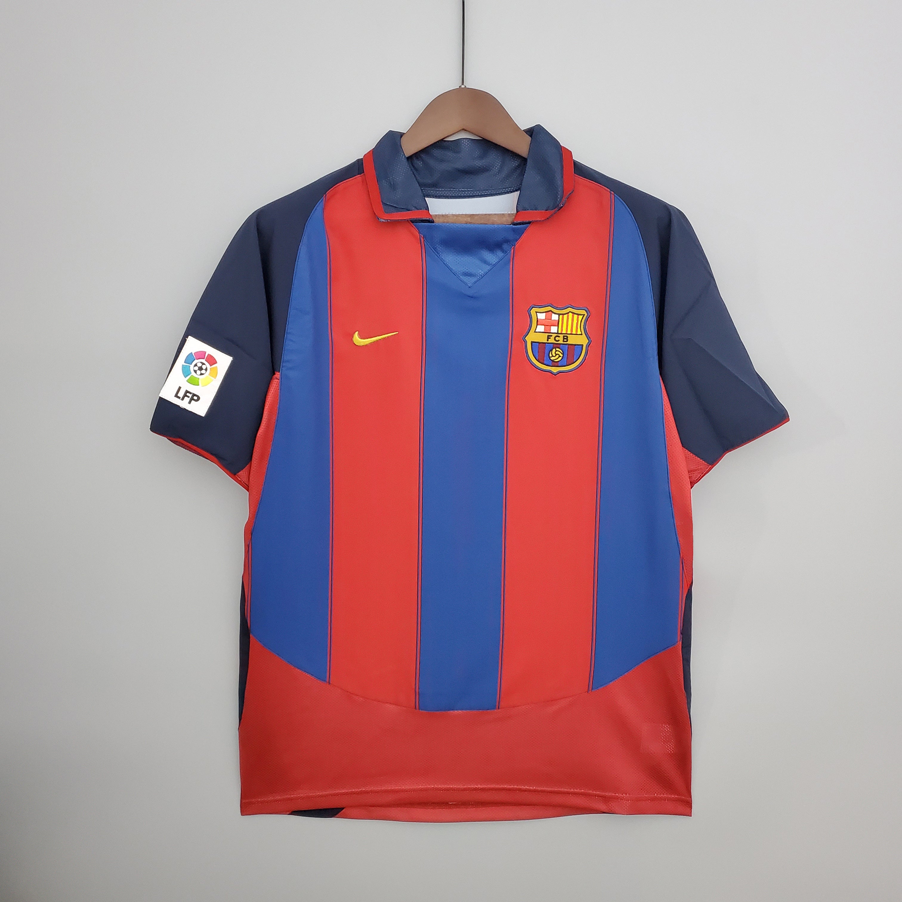 Camiseta Barcelona 2003-04 - Local - Retro
