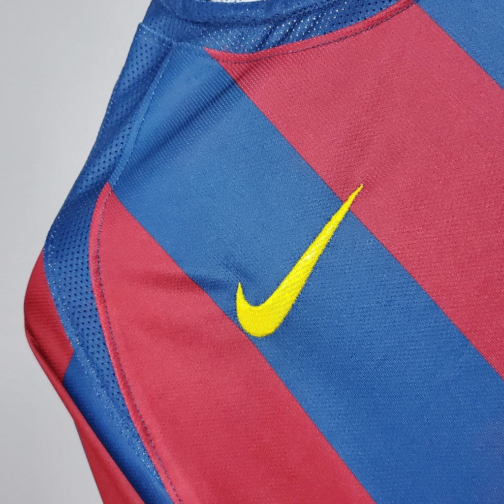 Camiseta Barcelona 2005-06 - Local - Retro