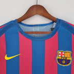 Camiseta Barcelona 2005-06 Manga Larga - Local - Retro