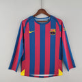 Camiseta Barcelona 2005-06 Manga Larga - Local - Retro