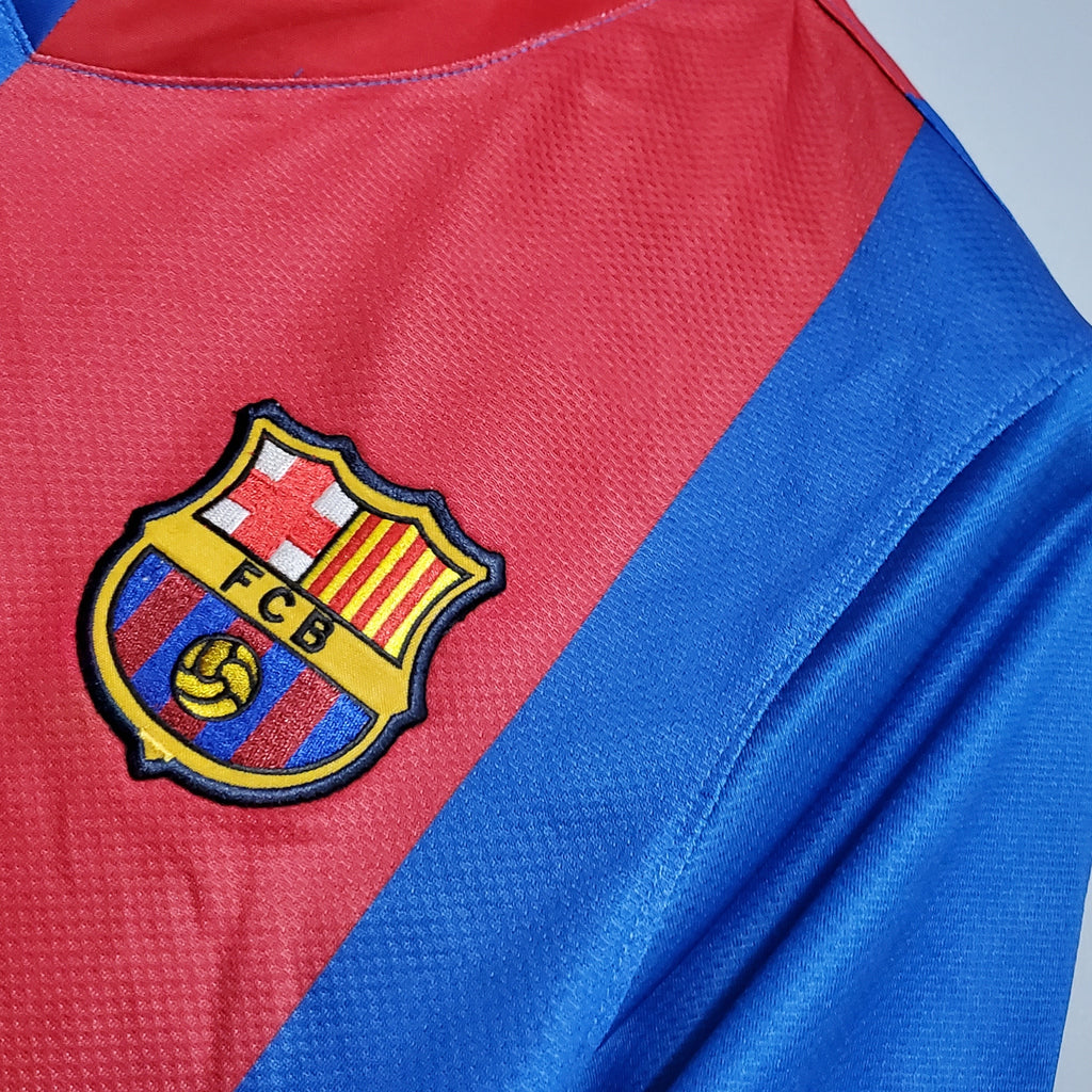 Camiseta Barcelona 2006-07 - Local - Retro