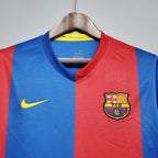 Camiseta Barcelona 2006-07 Manga Larga - Local - Retro