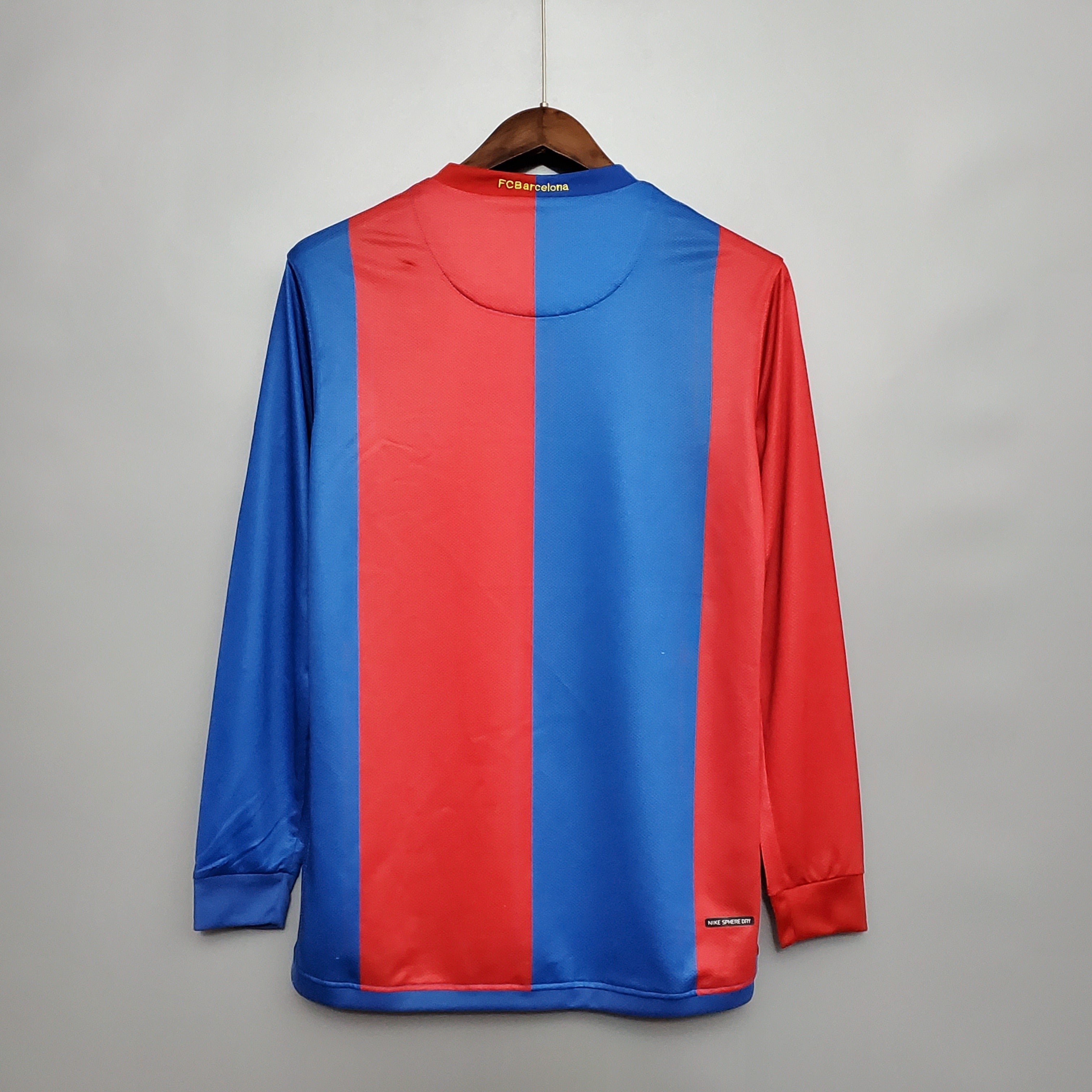 Camiseta Barcelona 2006-07 Manga Larga - Local - Retro