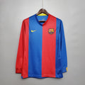 Camiseta Barcelona 2006-07 Manga Larga - Local - Retro