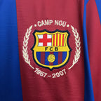 Camiseta Barcelona 2007-08 - Local - Retro