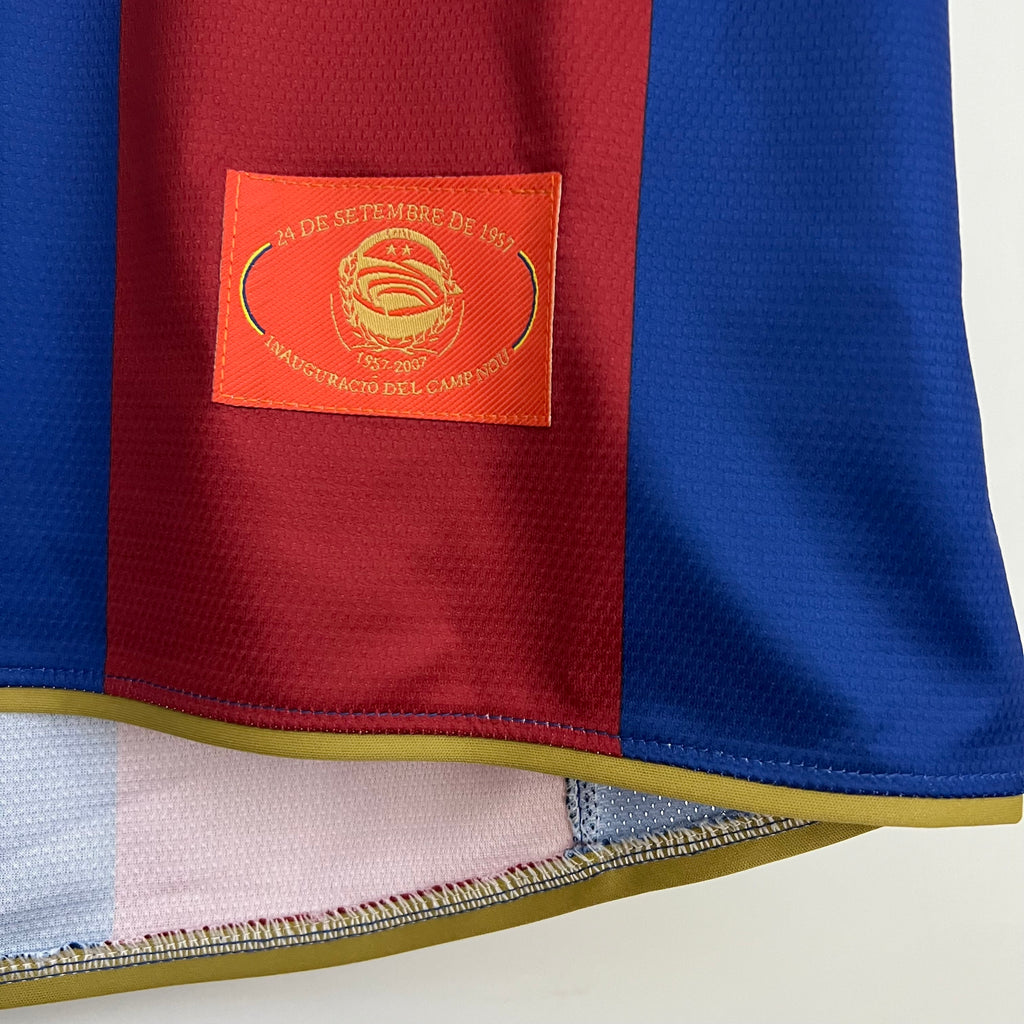 Camiseta Barcelona 2007-08 - Local - Retro