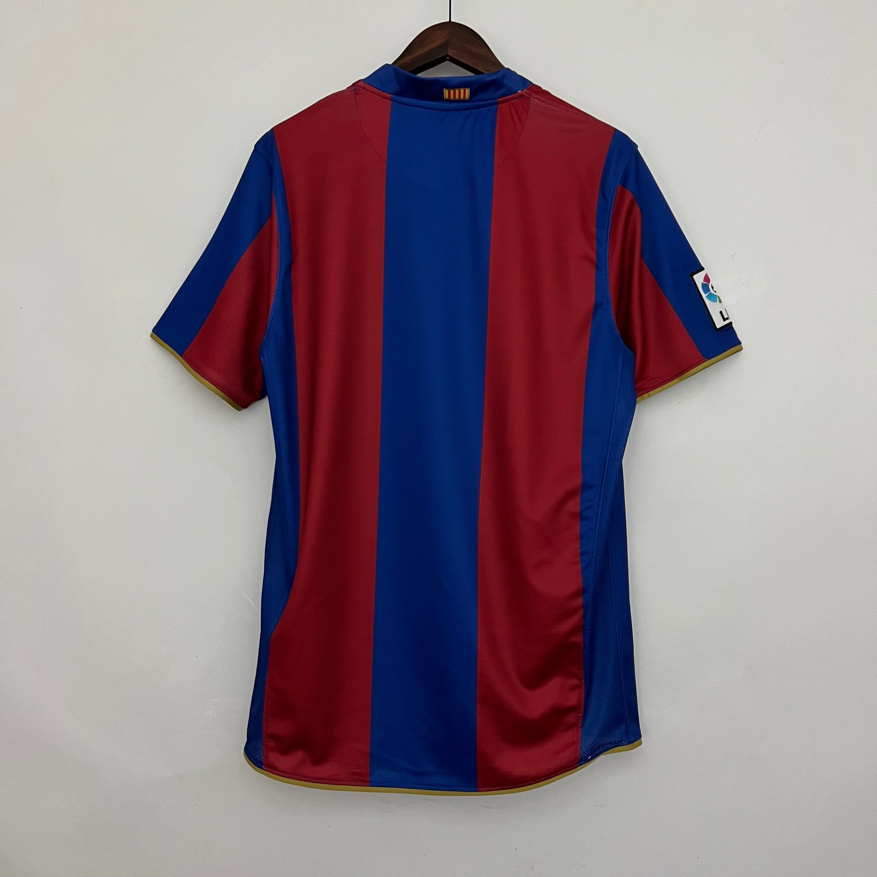 Camiseta Barcelona 2007-08 - Local - Retro