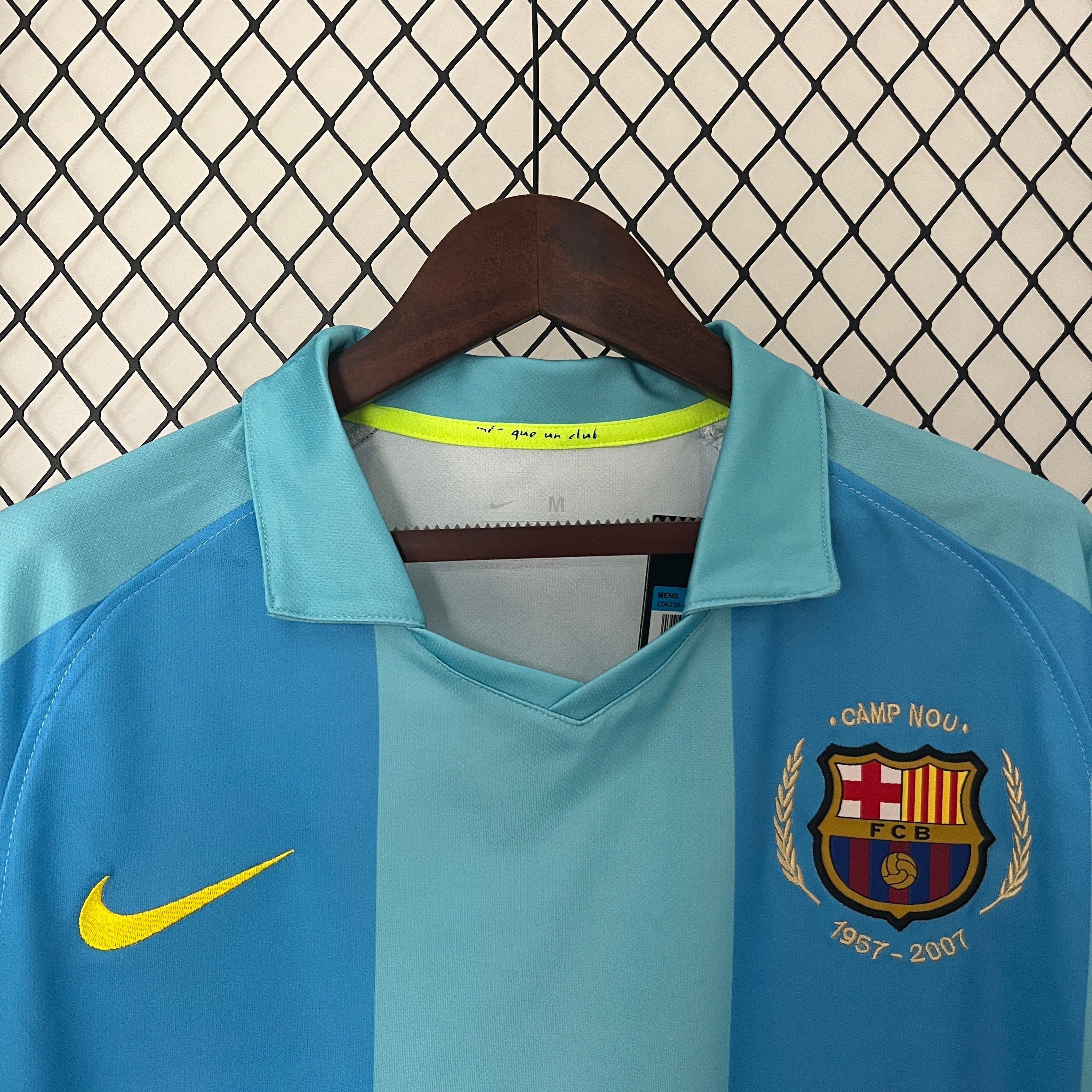 Camiseta Barcelona 2007-08 - Visitante - Retro