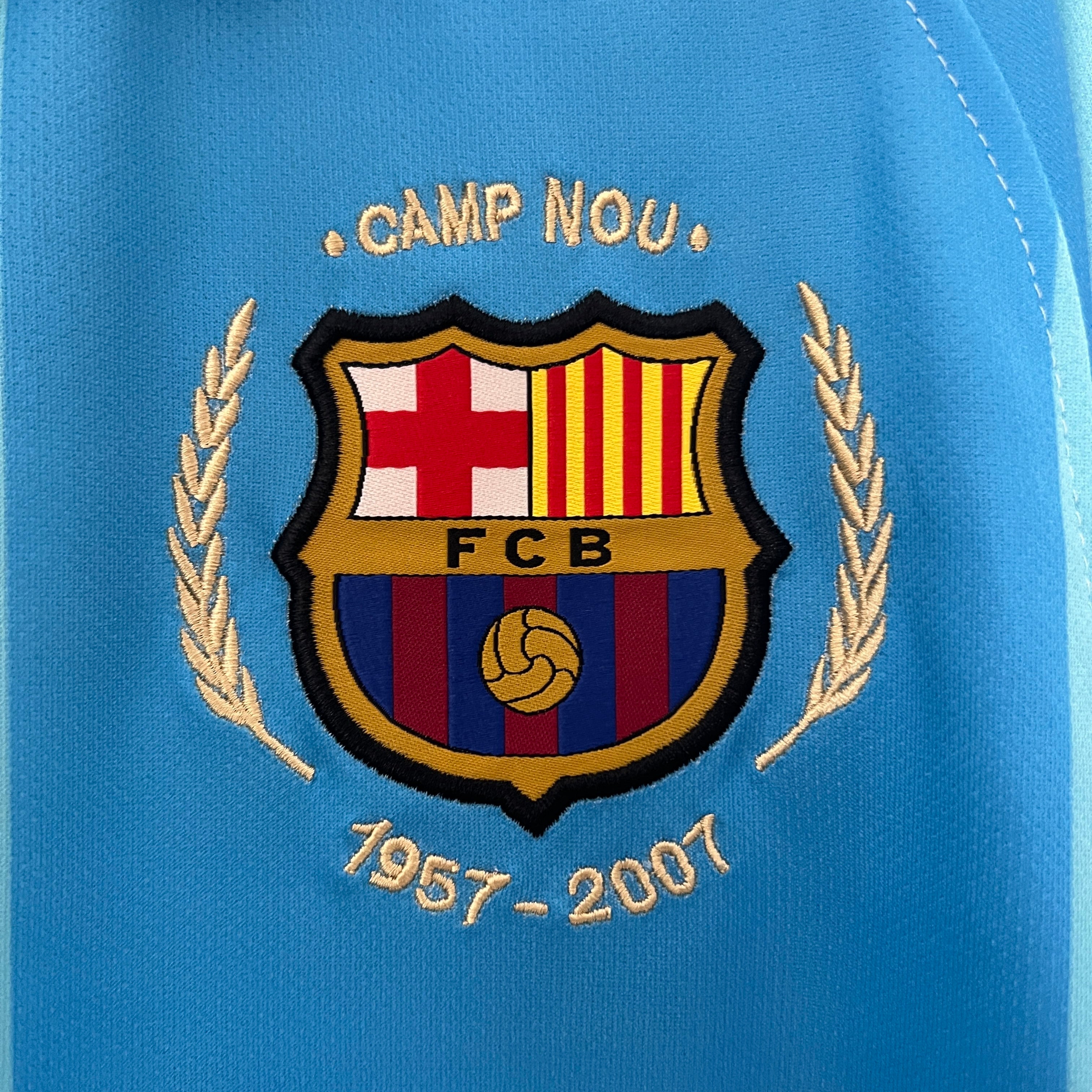 Camiseta Barcelona 2007-08 - Visitante - Retro