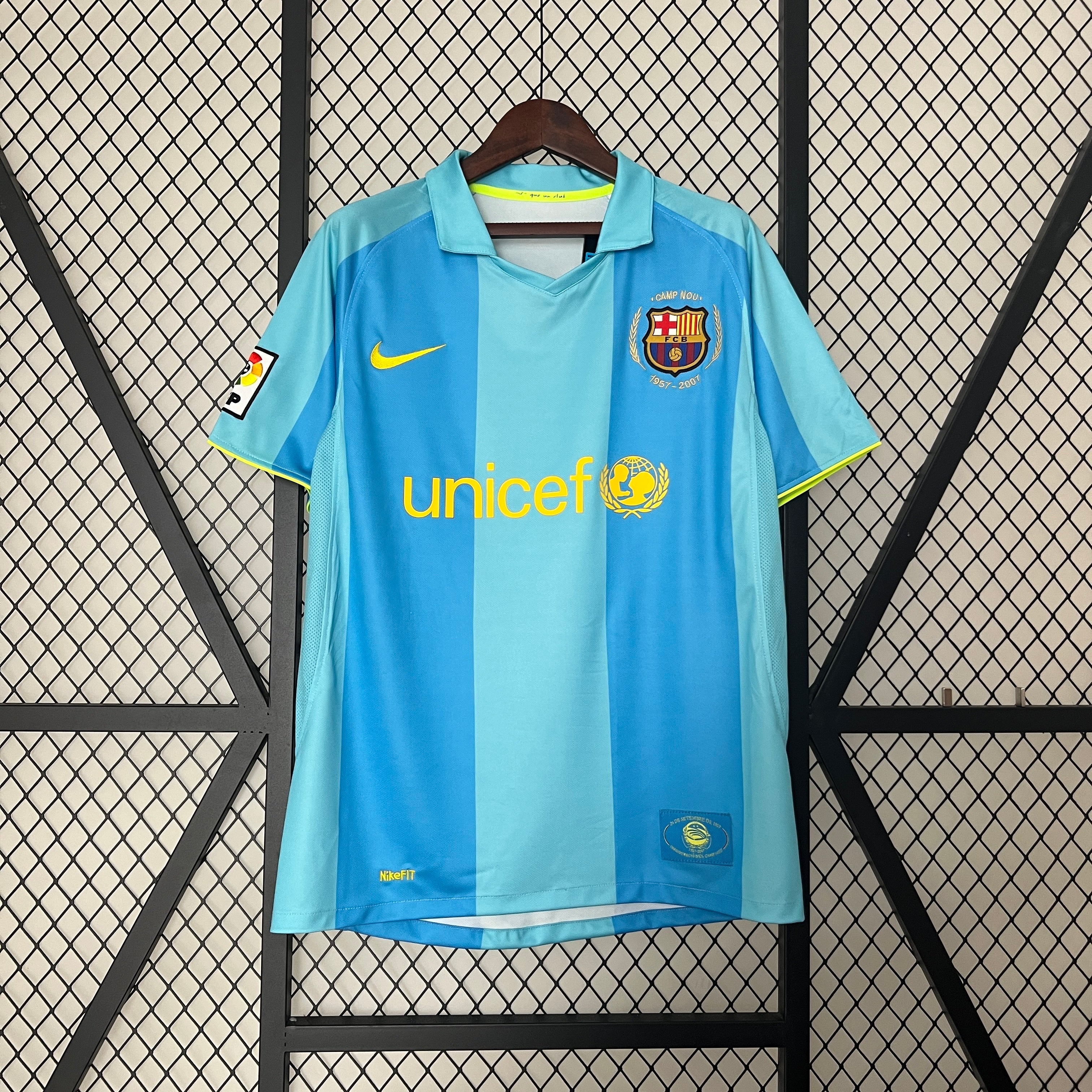 Camiseta Barcelona 2007-08 - Visitante - Retro