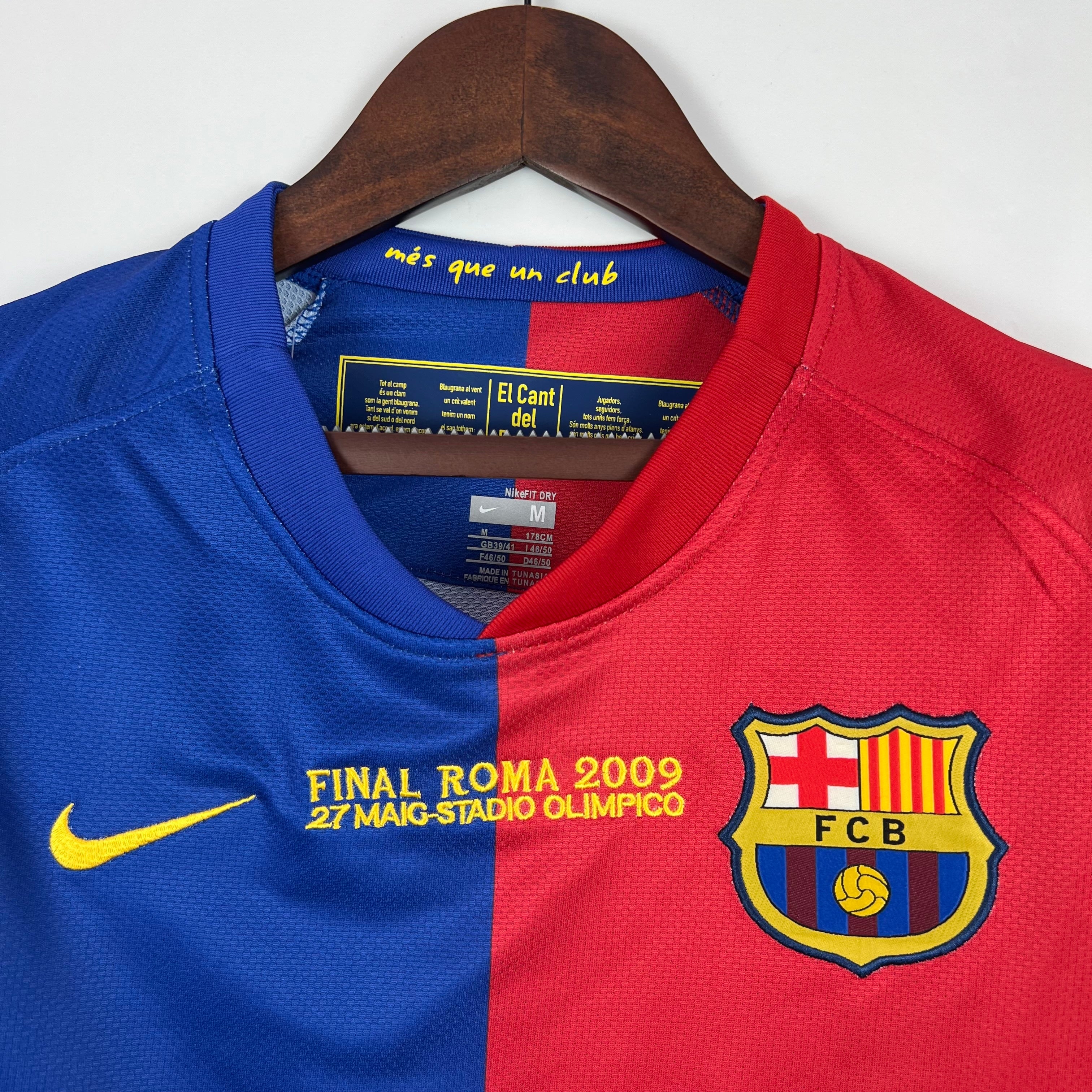 Camiseta Barcelona 2008-09 - Local - Retro