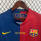 Camiseta Barcelona 2008-09 Manga Larga - Local - Retro