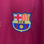 Camiseta Barcelona 2008-09 Manga Larga - Local - Retro