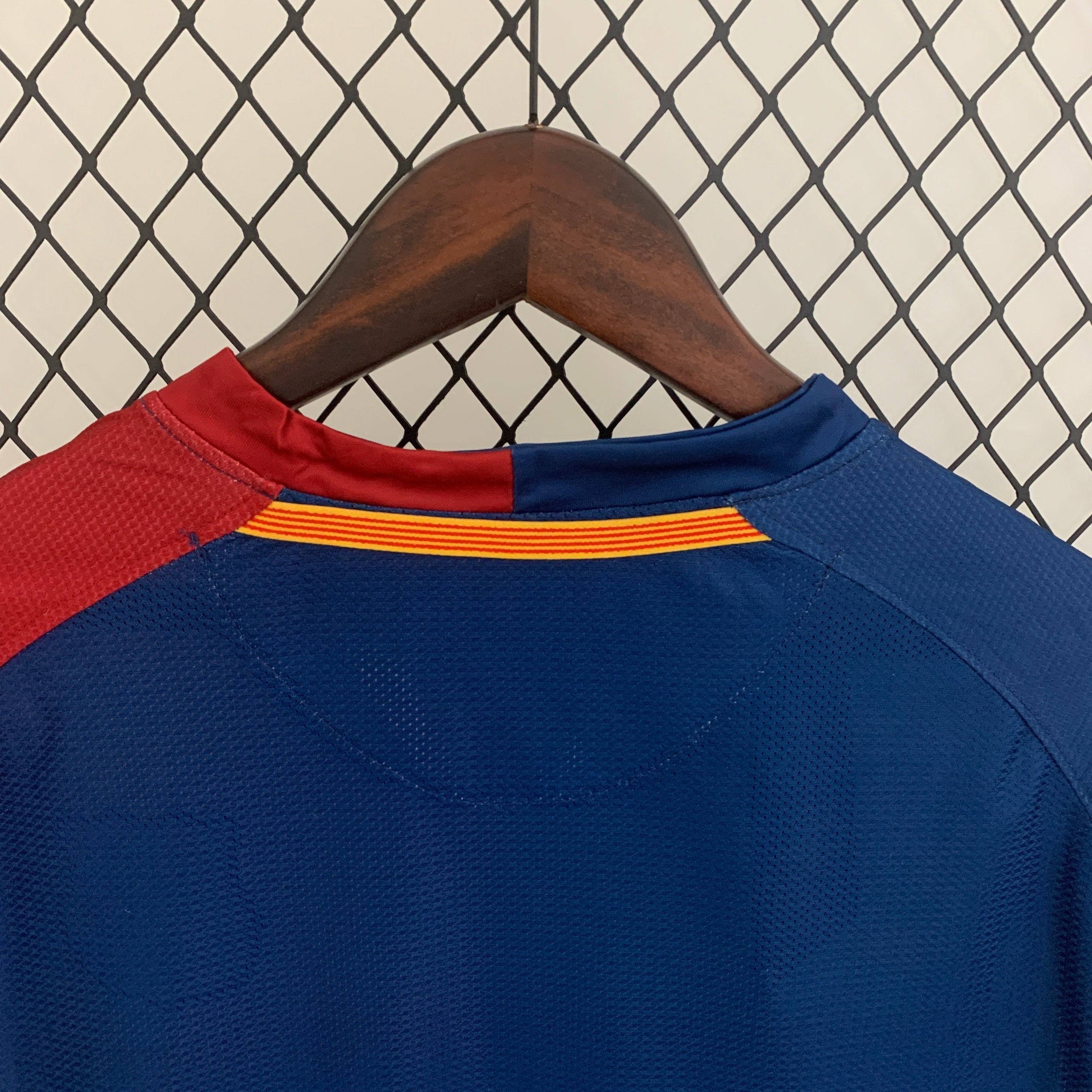 Camiseta Barcelona 2008-09 Manga Larga - Local - Retro
