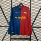 Camiseta Barcelona 2008-09 Manga Larga - Local - Retro