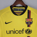Camiseta Barcelona 2008-09 Manga Larga - Visitante - Retro