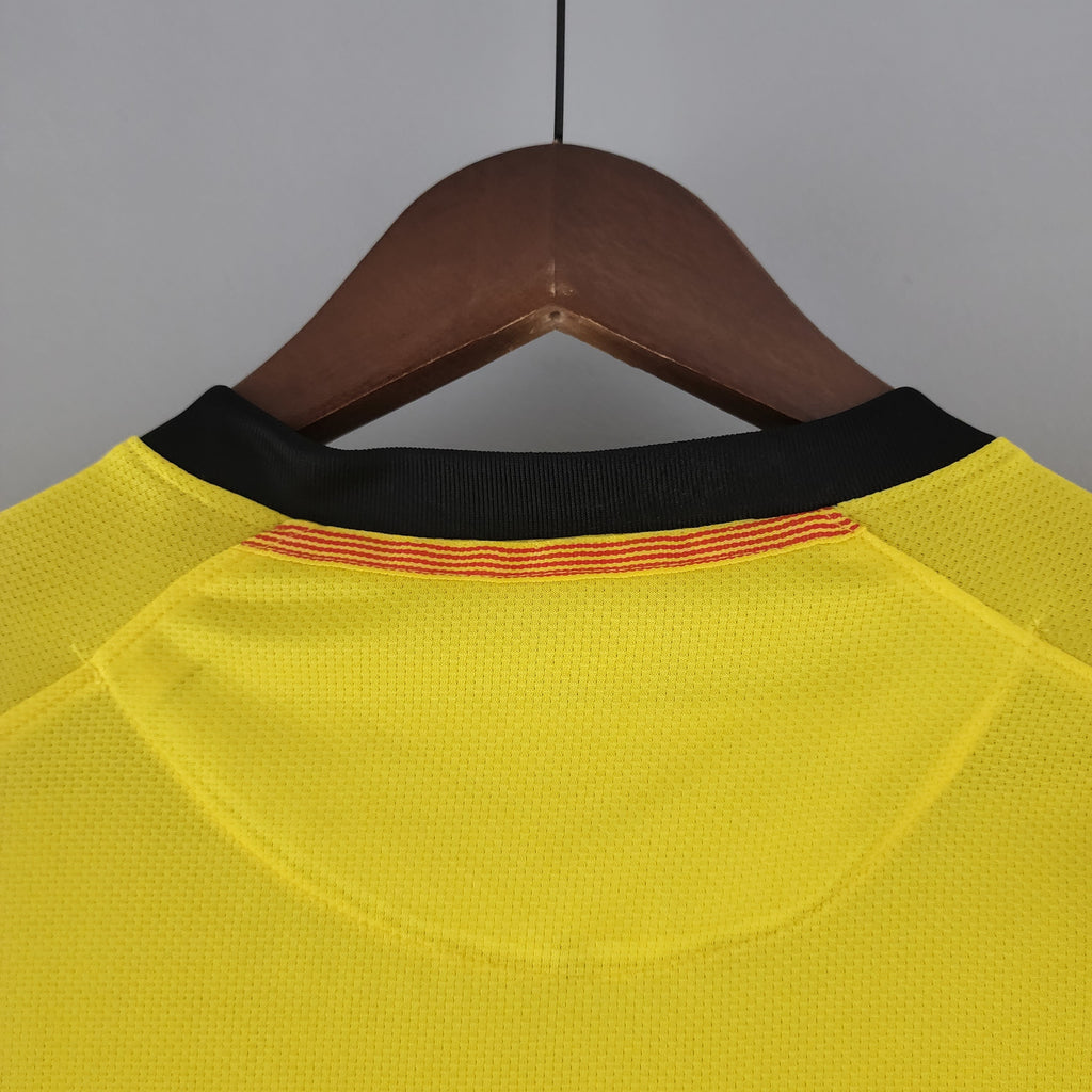 Camiseta Barcelona 2008-09 Manga Larga - Visitante - Retro