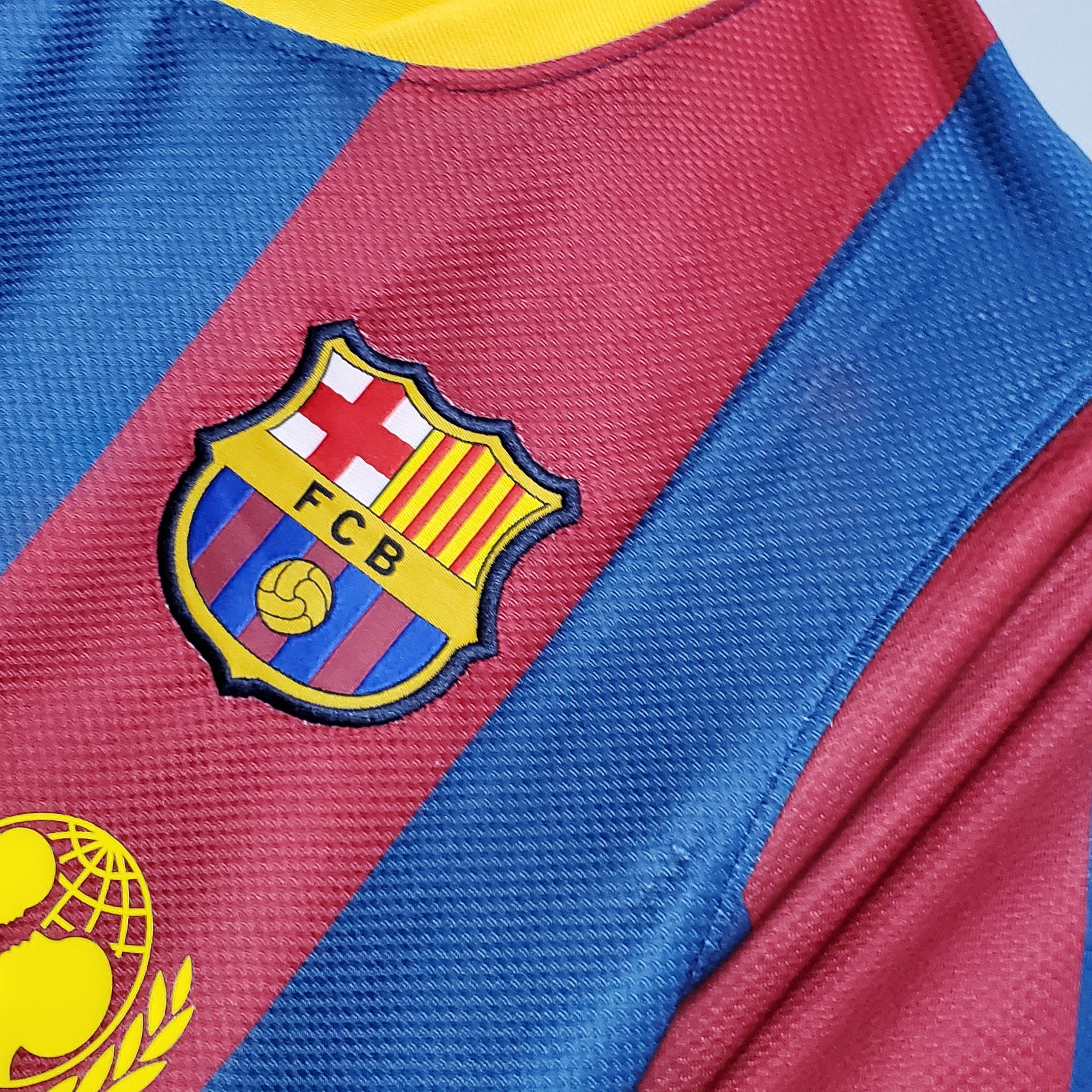 Camiseta Barcelona 2010-11 - Local - Retro