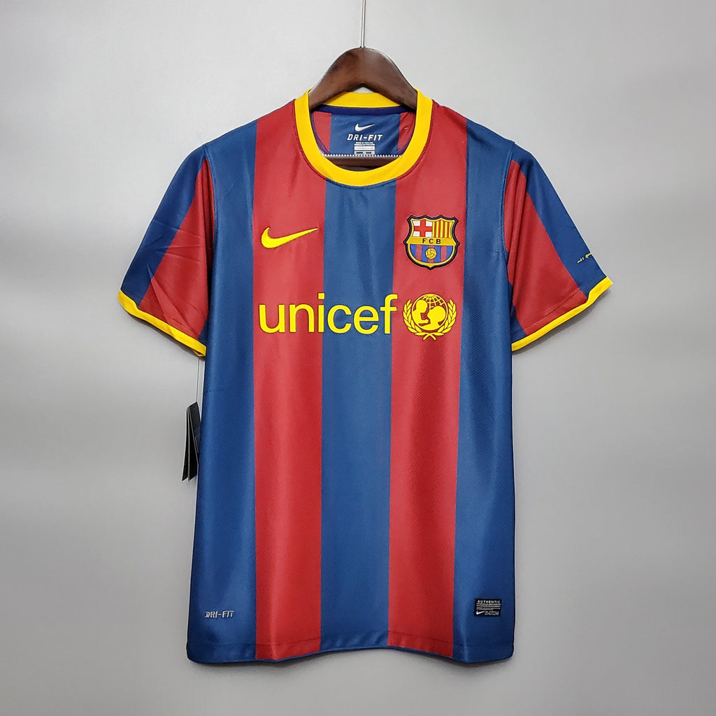 Camiseta Barcelona 2010-11 - Local - Retro