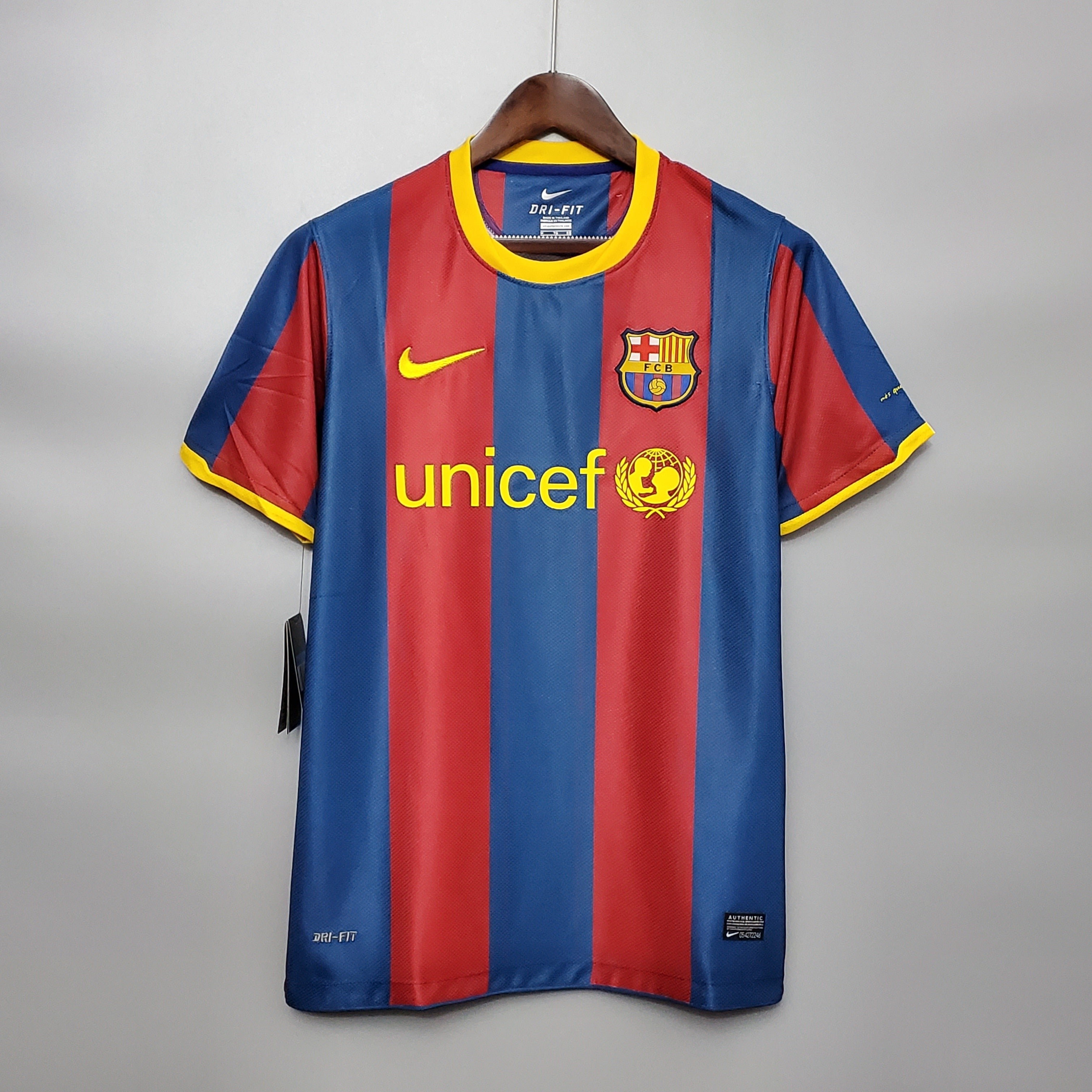 Camiseta Barcelona 2010-11 - Local - Retro