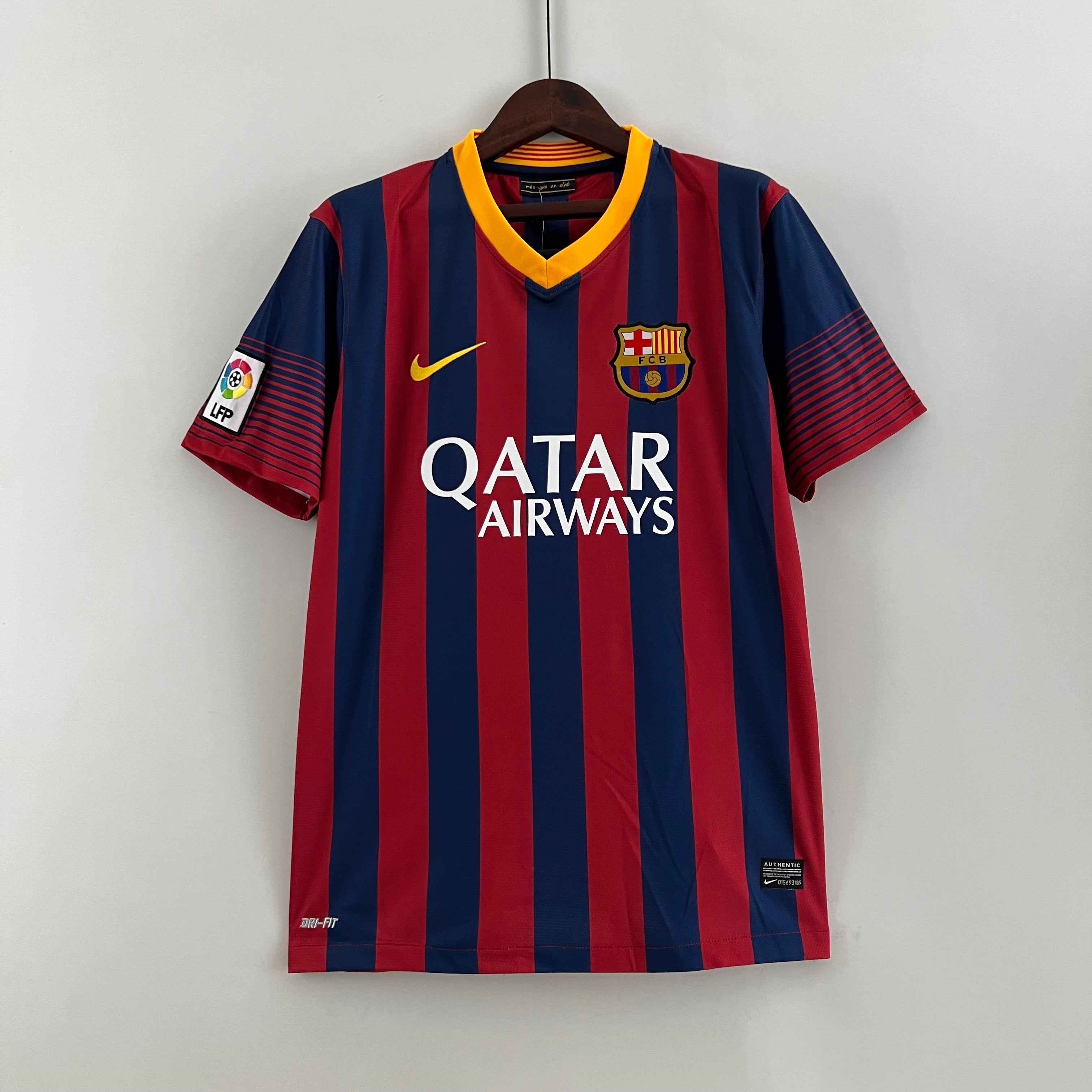 Camiseta Barcelona 2013-14 - Local - Retro