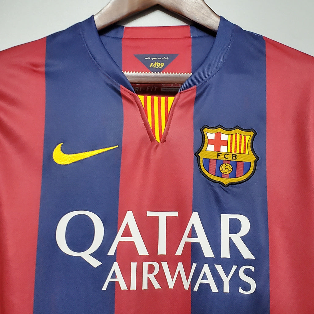Camiseta Barcelona 2014-15 - Local - Retro