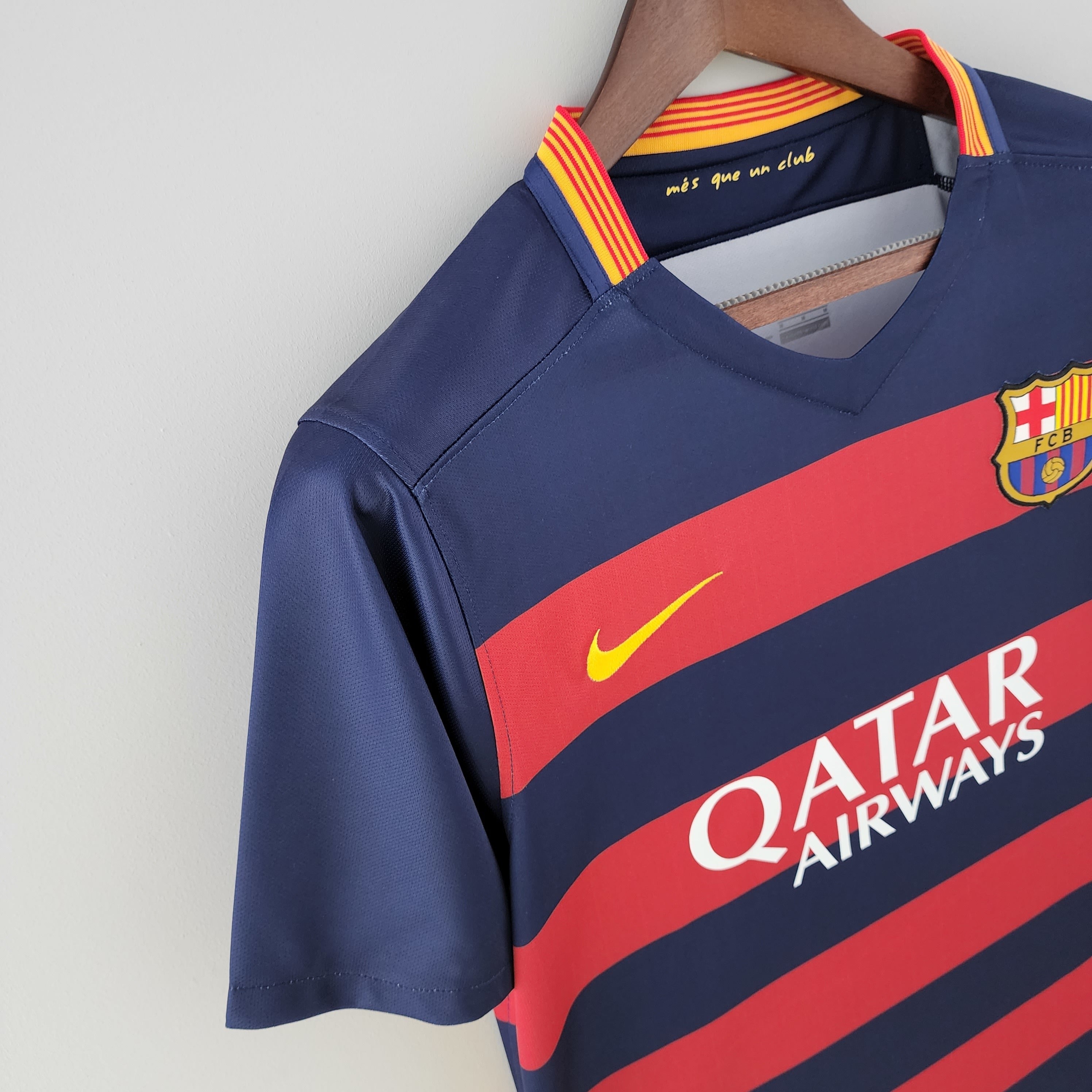 Camiseta Barcelona 2015-16 - Local - Retro