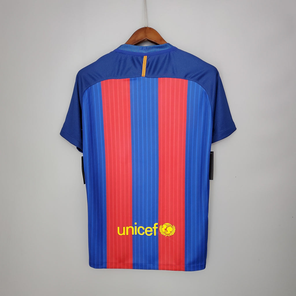 Camiseta Barcelona 2016-17 - Local - Retro