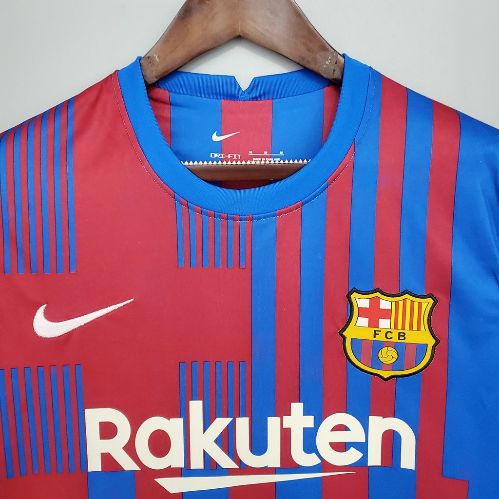 Camiseta Barcelona 2021-22 Manga Larga - Local