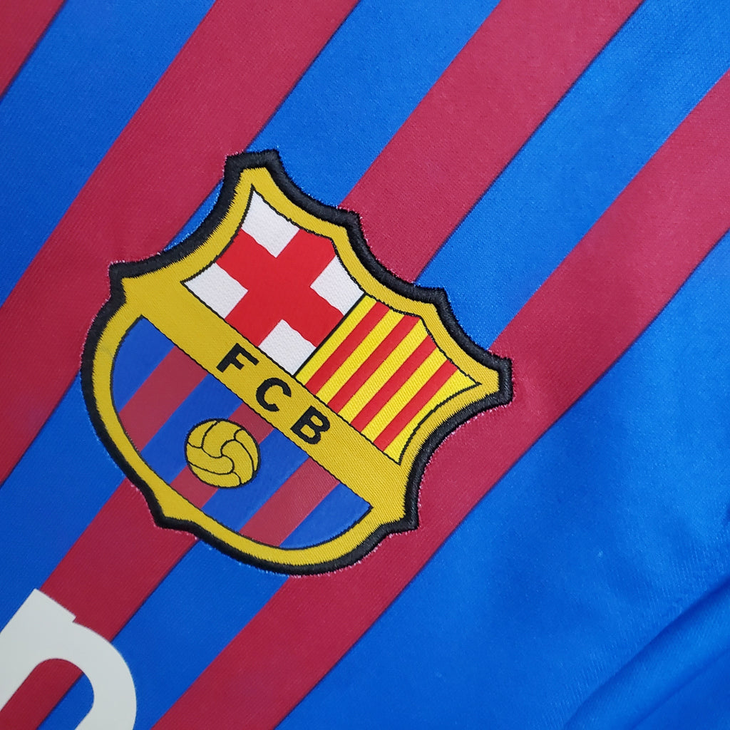 Camiseta Barcelona 2021-22 Manga Larga - Local