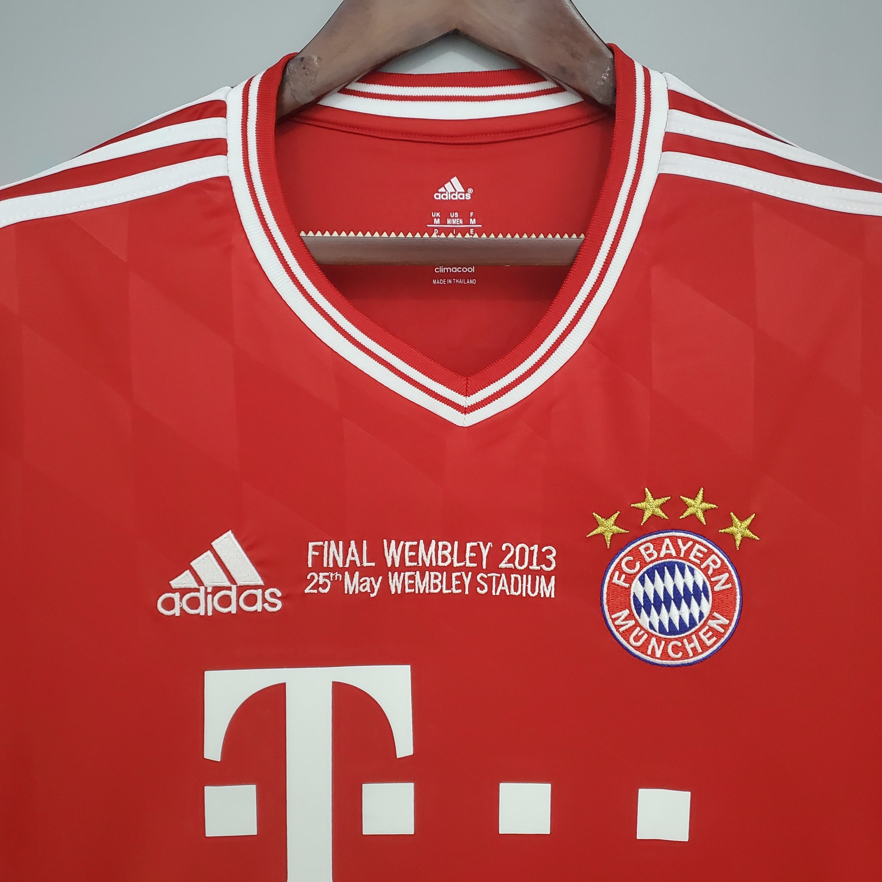 Camiseta Bayern Munich 2013-14 Manga Larga - Local - Retro