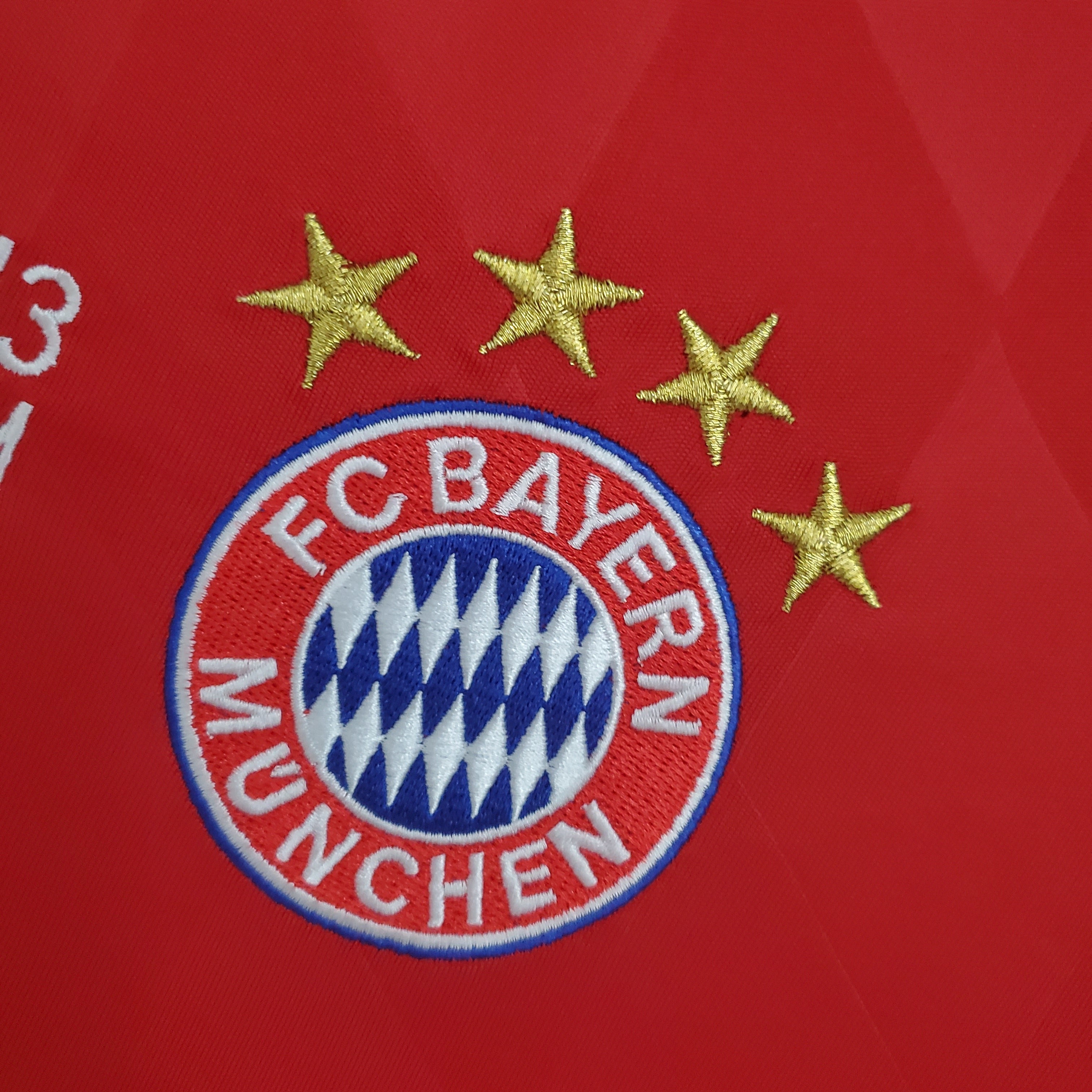 Camiseta Bayern Munich 2013-14 Manga Larga - Local - Retro
