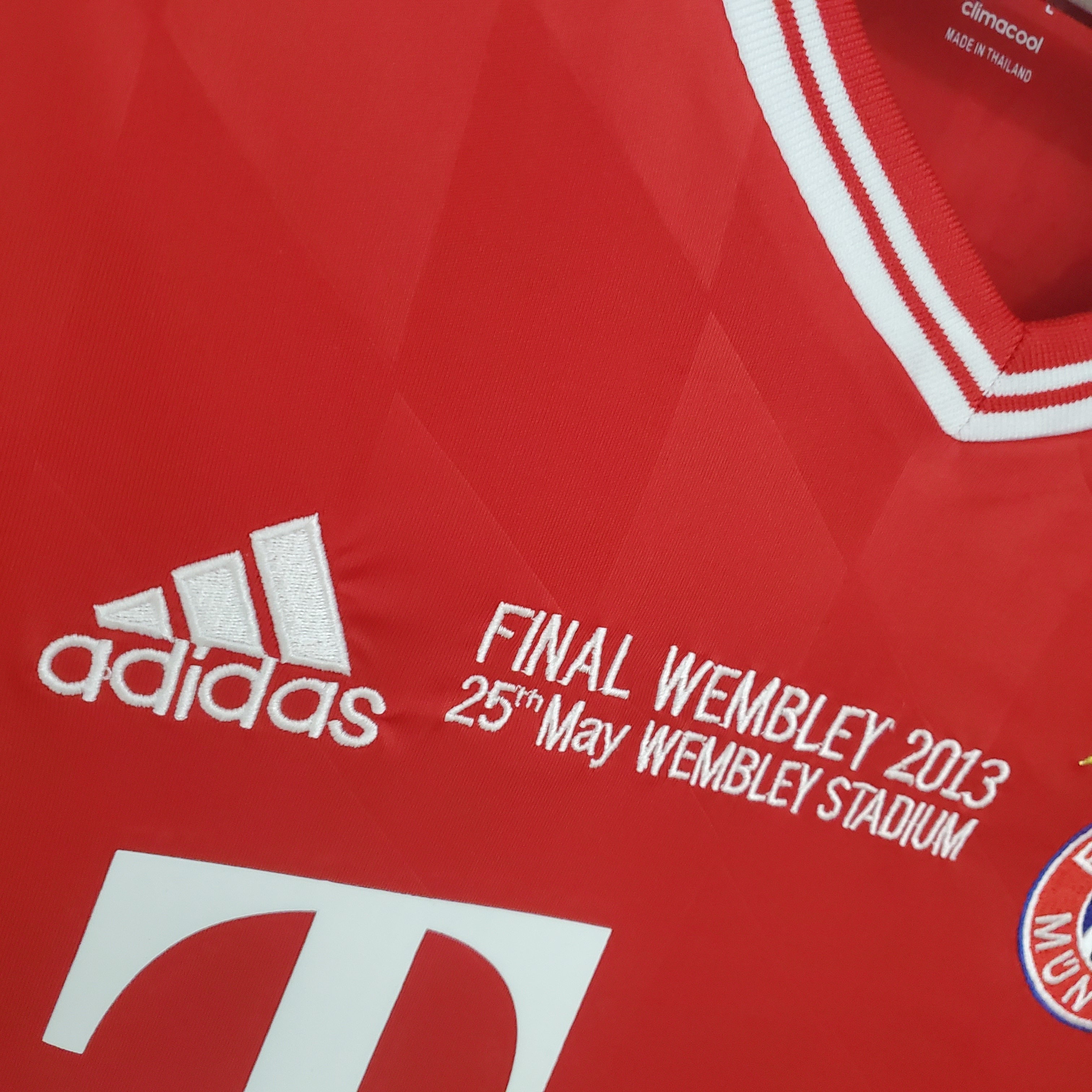 Camiseta Bayern Munich 2013-14 Manga Larga - Local - Retro