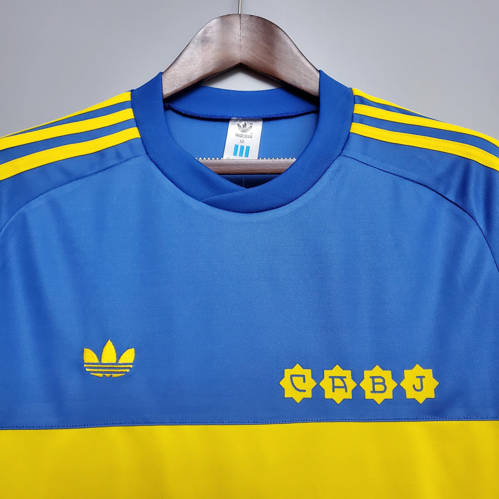 Camiseta Boca Juniors 1981 Manga Larga - Local - Retro