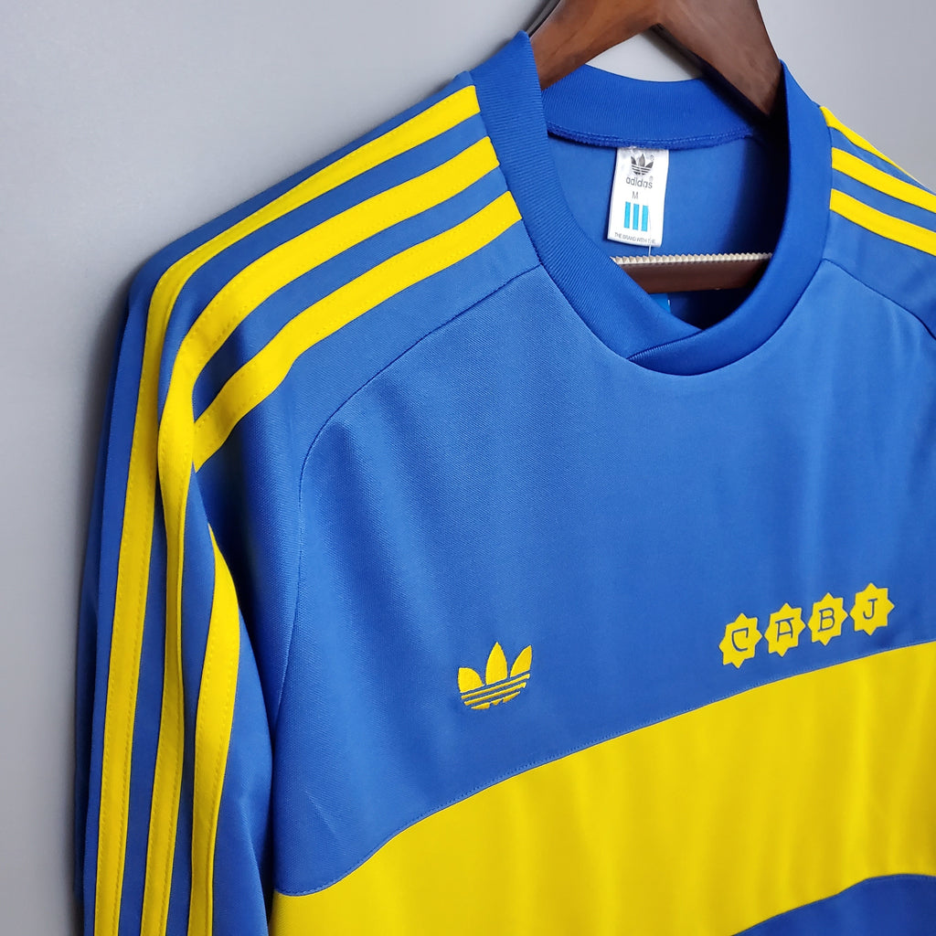 Camiseta Boca Juniors 1981 Manga Larga - Local - Retro