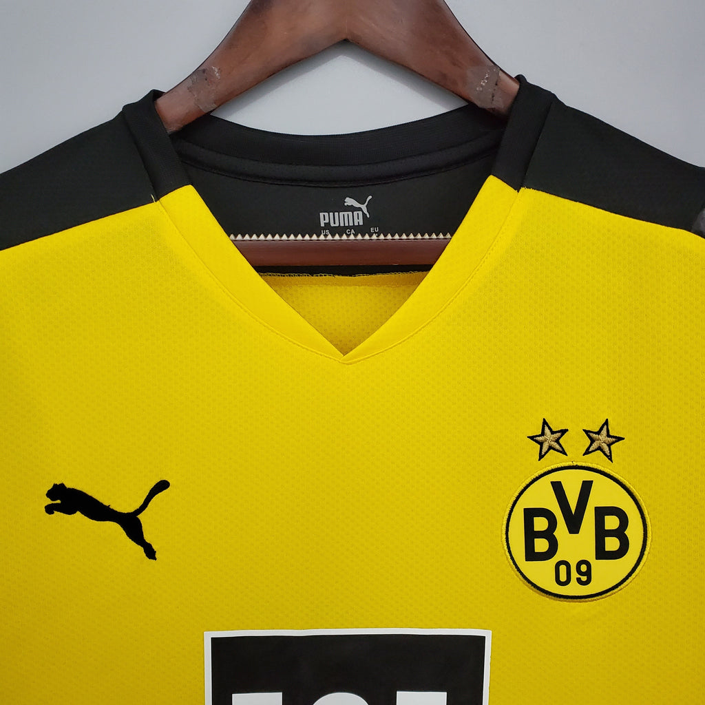 Camiseta Borussia Dortmund 2021-22 Manga Larga - Local