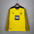 Camiseta Borussia Dortmund 2021-22 Manga Larga - Local