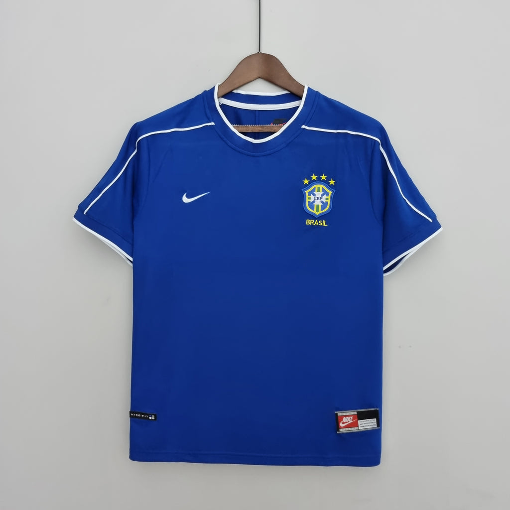 Camiseta Brasil 1998 - Visitante - Retro